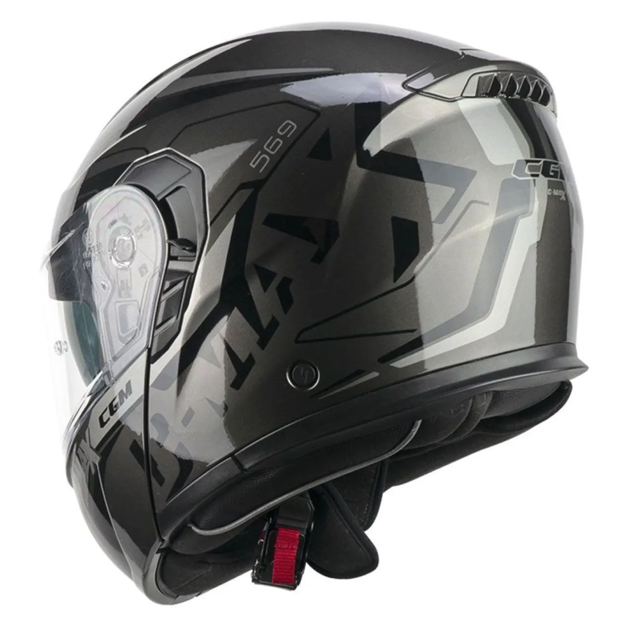 Casco Modulare Cgm 569g C-max City Grafite Nero