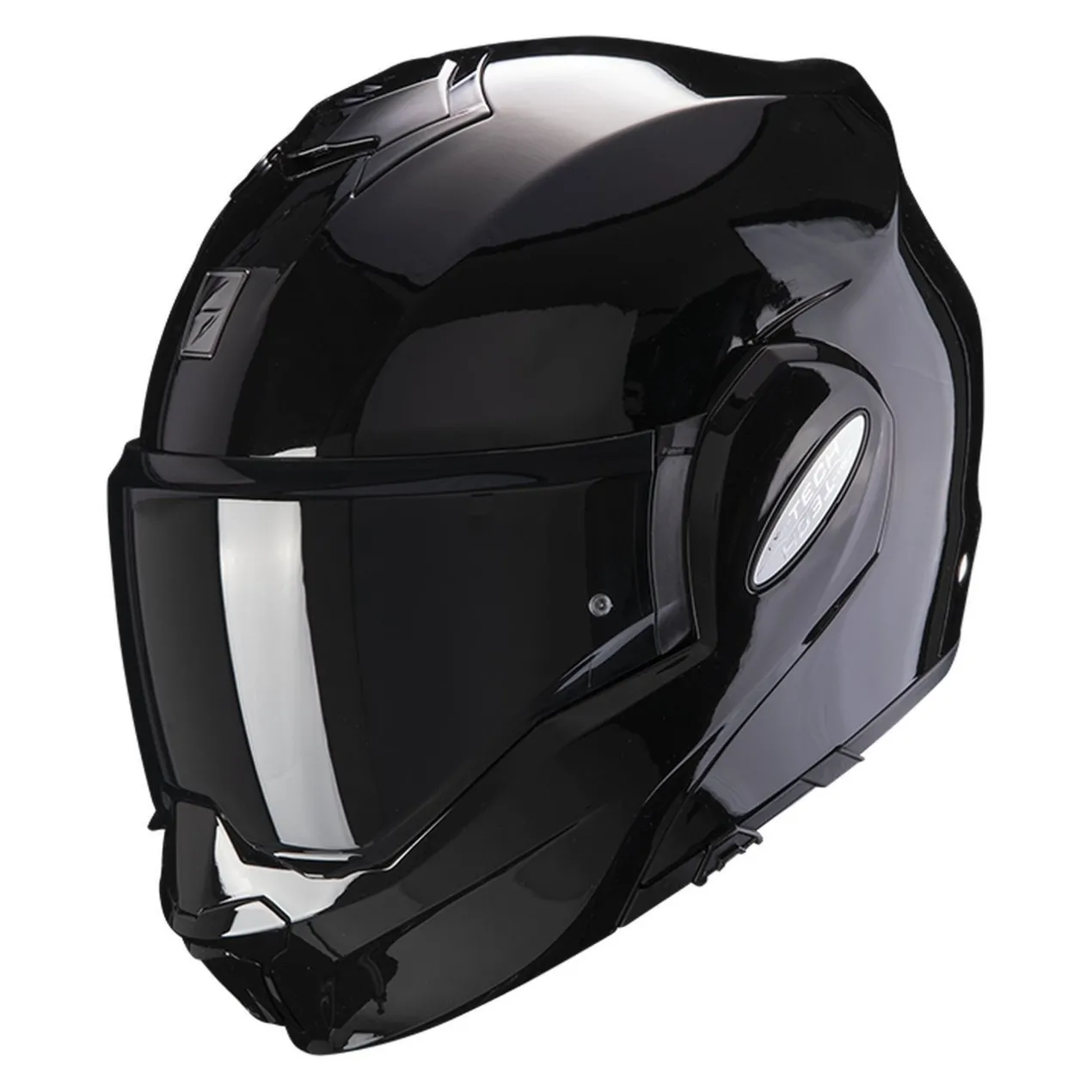Casco Modulare Flip Back Scorpion Exo-tech Evo Solid Black