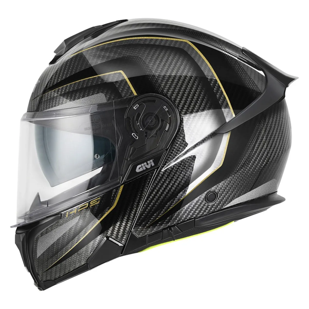 Casco Modulare Givi X50 Carbon Carbonio Nero Oro