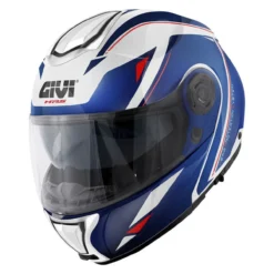 Casco Modulare Givi X26 Square Bianco Blu Rosso