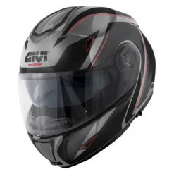 Casco Modulare Givi X26 Square Titanio Opaco Nero R