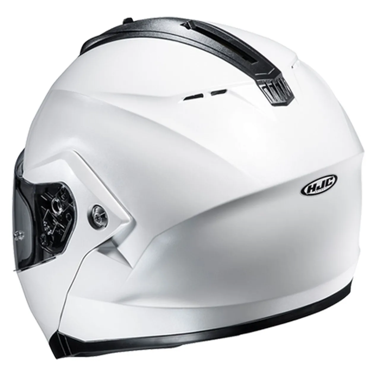 Casco Modulare Hjc C91n Solid Pearl White
