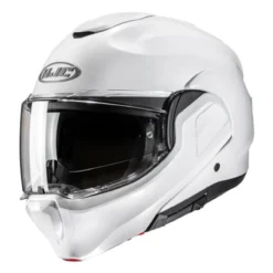 Casco Modulare Hjc F100 Solid Pearl White