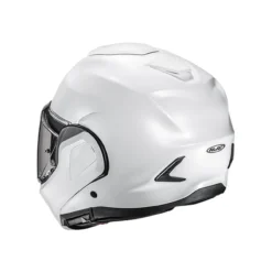 Casco Modulare Hjc F100 Solid Pearl White