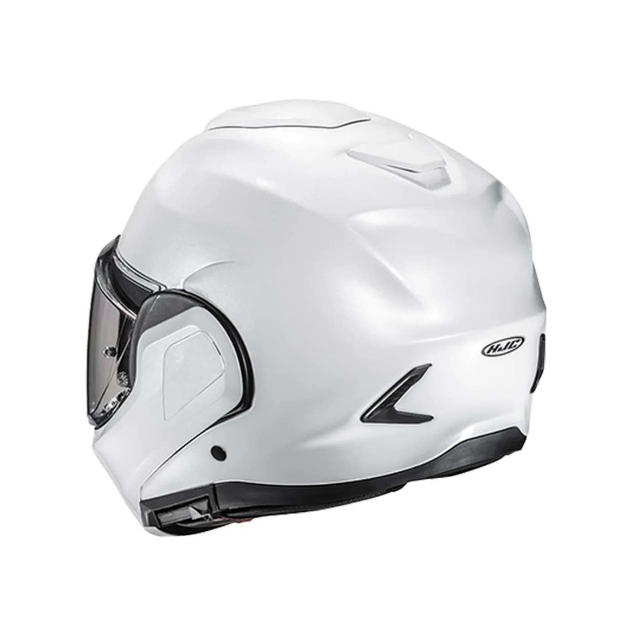 Casco Modulare Hjc F100 Solid Pearl White