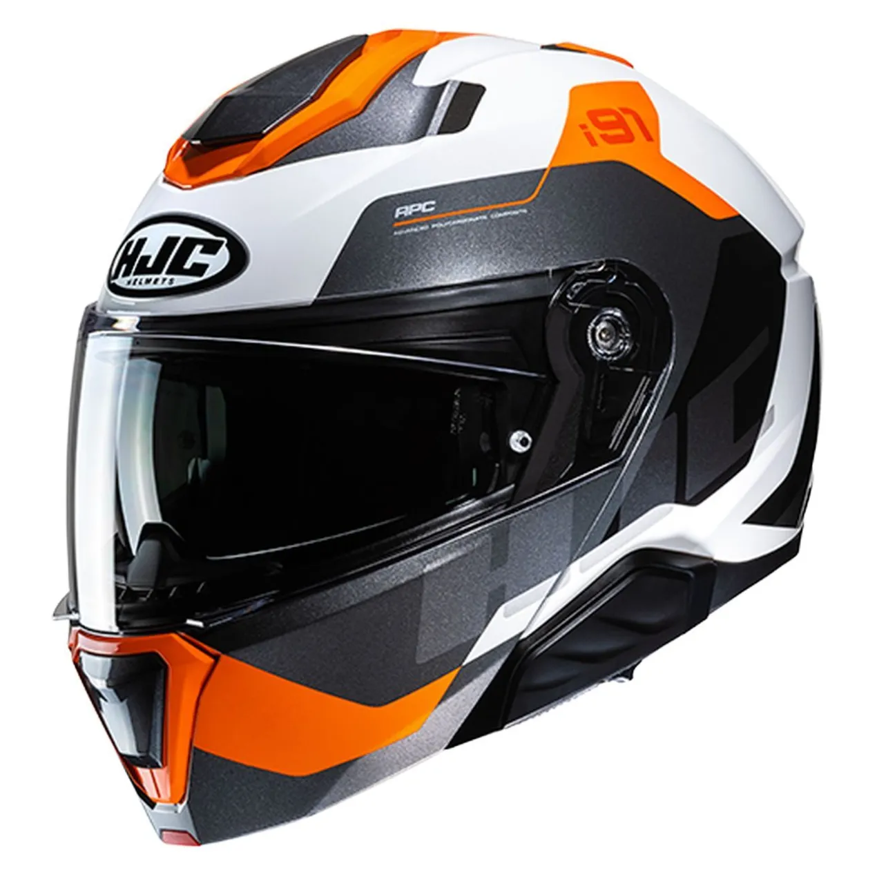 Casco Modulare Hjc I91 Carst Orange