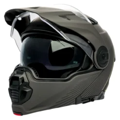 Casco Modulare Ixs Venture 1.0 Grigio Scuro Opaco-nero