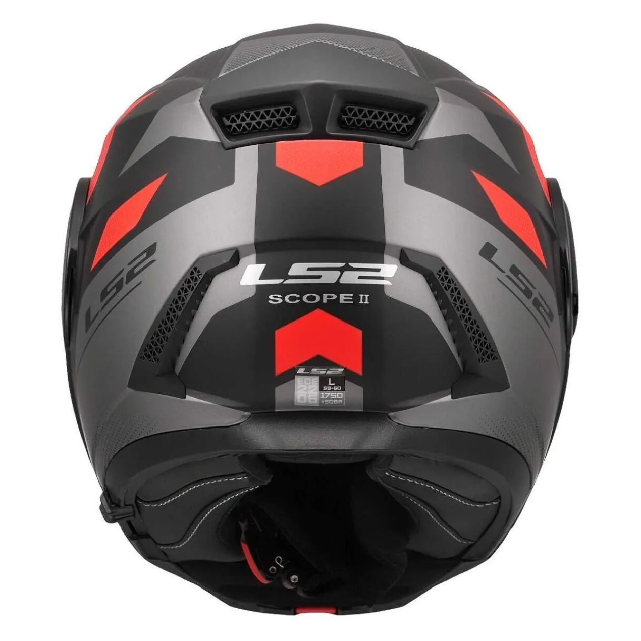 Casco Modulare Ls2 Ff902 Scope II Duria Black Red