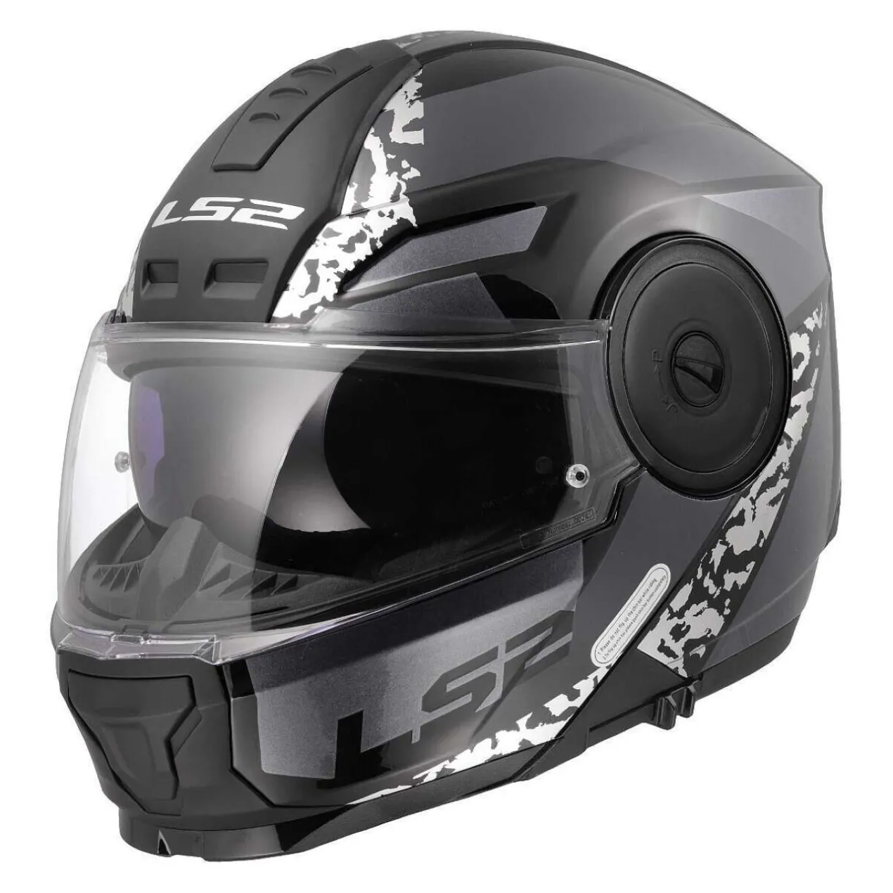Casco Modulare Ls2 Ff902 Scope II Oxyd Black Titanium