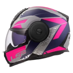 Casco Modulare Ls2 Ff902 Scope II Oxyd Grey Blue Purple