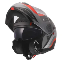 Casco Modulare Ls2 Ff908 Strobe II Monza Black Grey Red