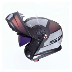 Casco Modulare Ls2 Ff908 Strobe II Orion M.black Purple Blue