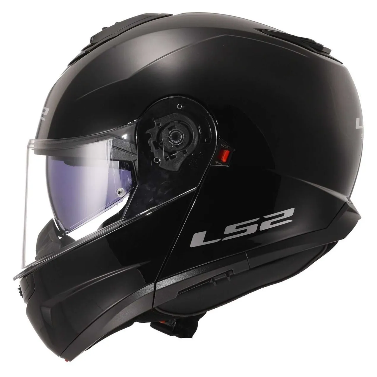 Casco Modulare Ls2 Ff908 Strobe II Solid Gloss Black