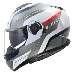 Casco Modulare Ls2 Ff908 Strobe II Monza White Blue Red
