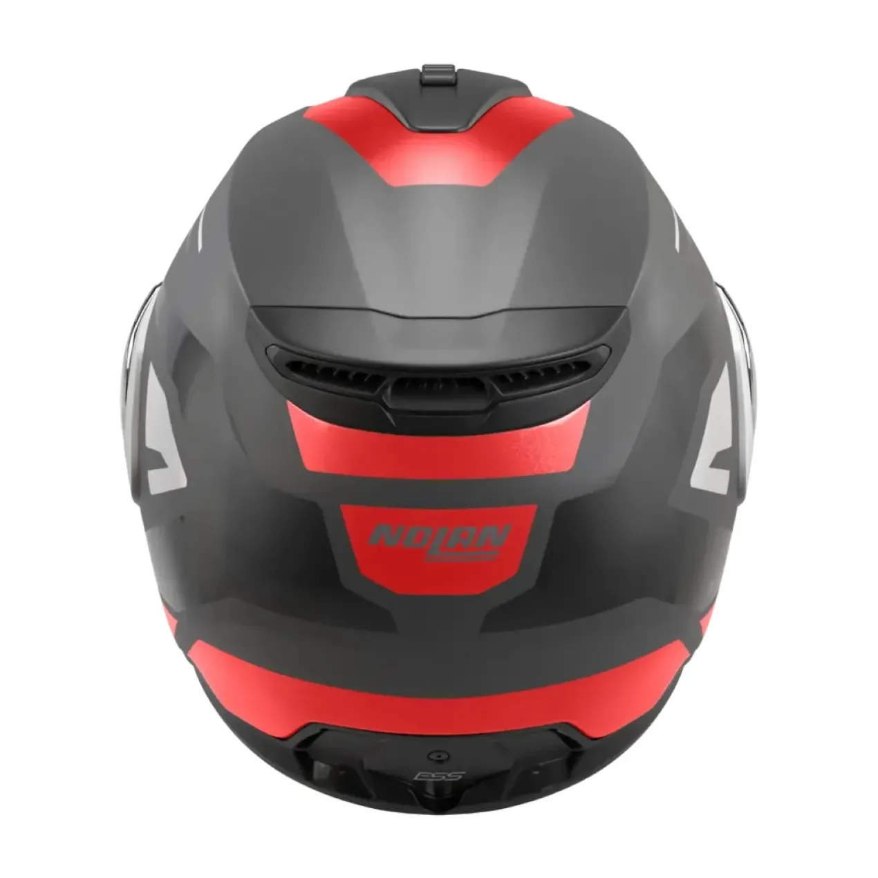 Casco Modulare Nolan N100-6 Cinetico Grigio Lava Bianco Rosso