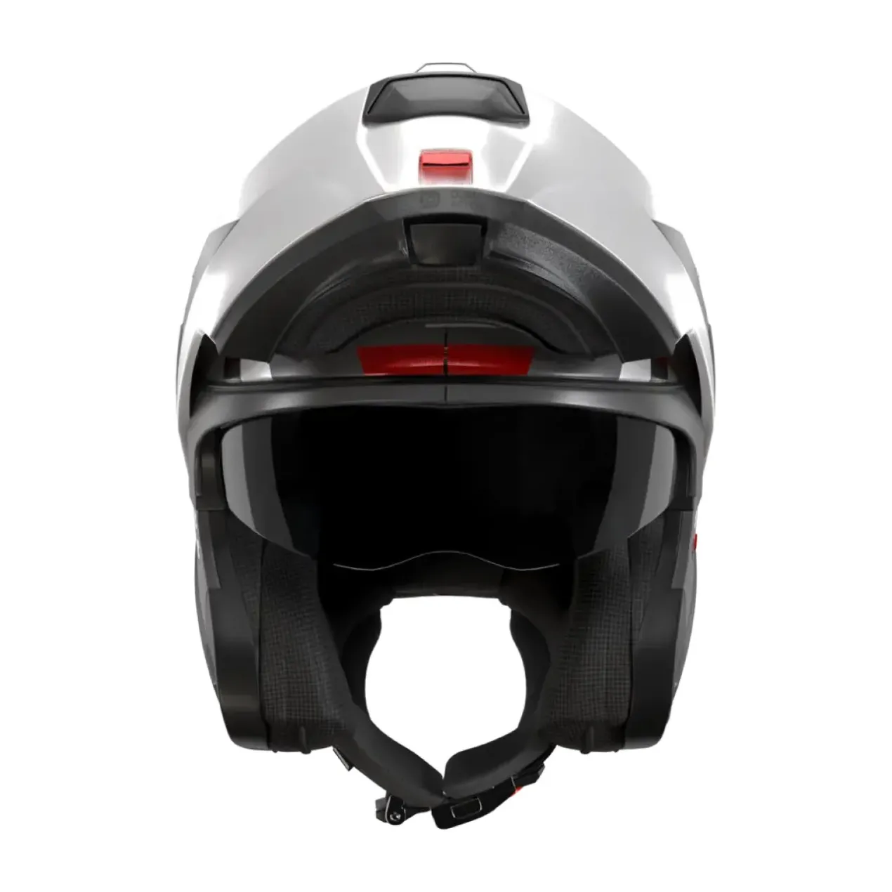 Casco Modulare Nolan N100-6 Cinetico Grigio Lava Bianco Rosso