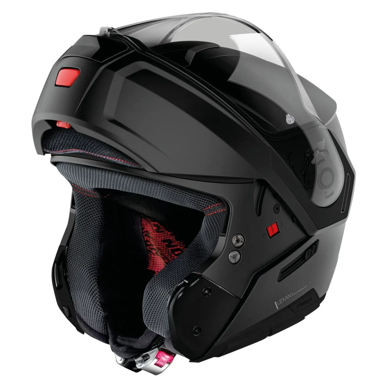Casco Modulare Nolan N90-3 Classic N-com Flat Black