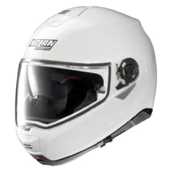 Casco Modulare Nolan N100-5 Classic N-com Metal White