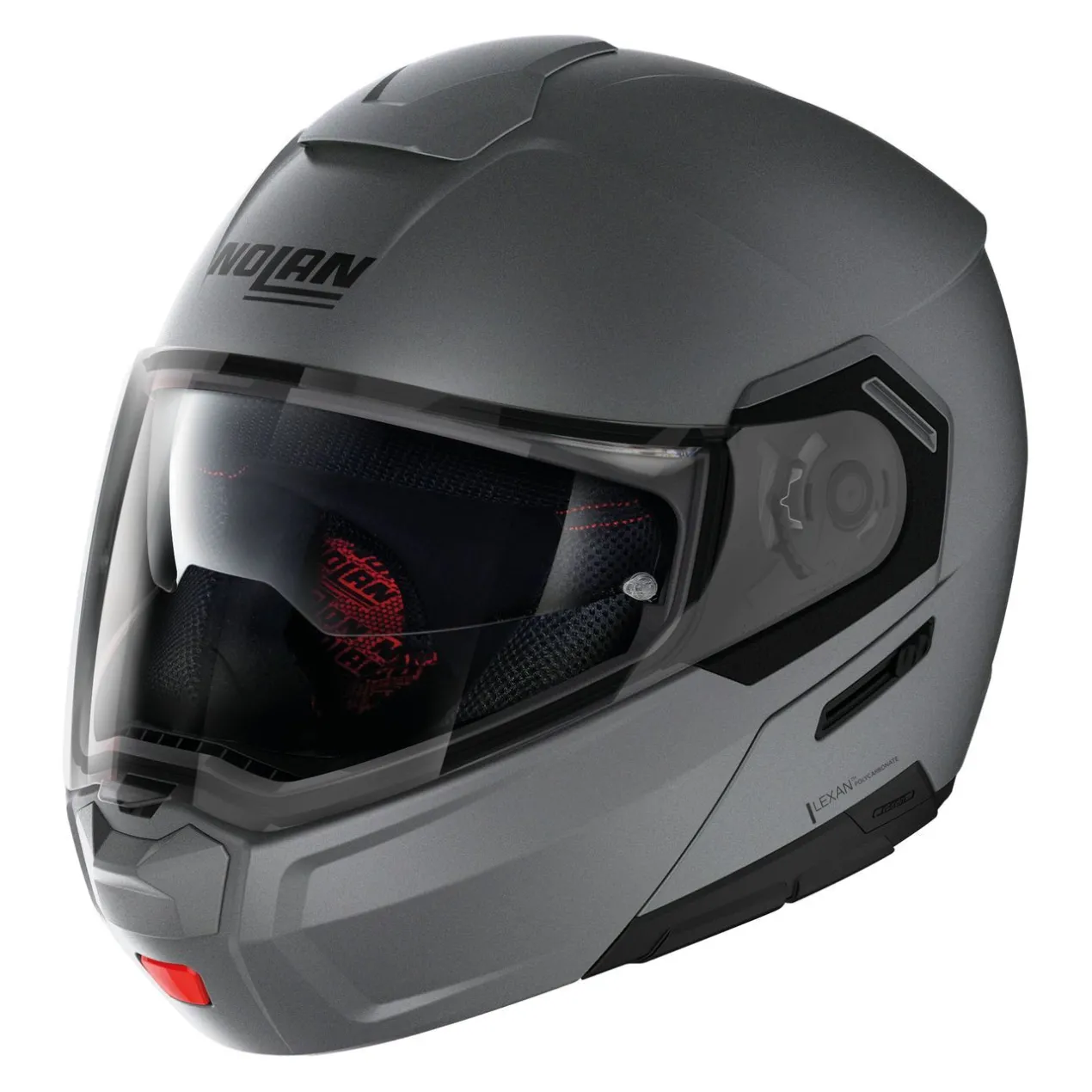 Casco Modulare Nolan N90-3 Classic N-com Flat Vulcan Grey