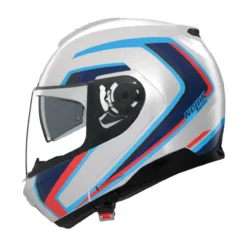 Casco Modulare Nolan N100-6 Radiante Bianco Blu Rosso