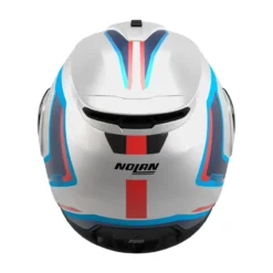 Casco Modulare Nolan N100-6 Radiante Bianco Blu Rosso