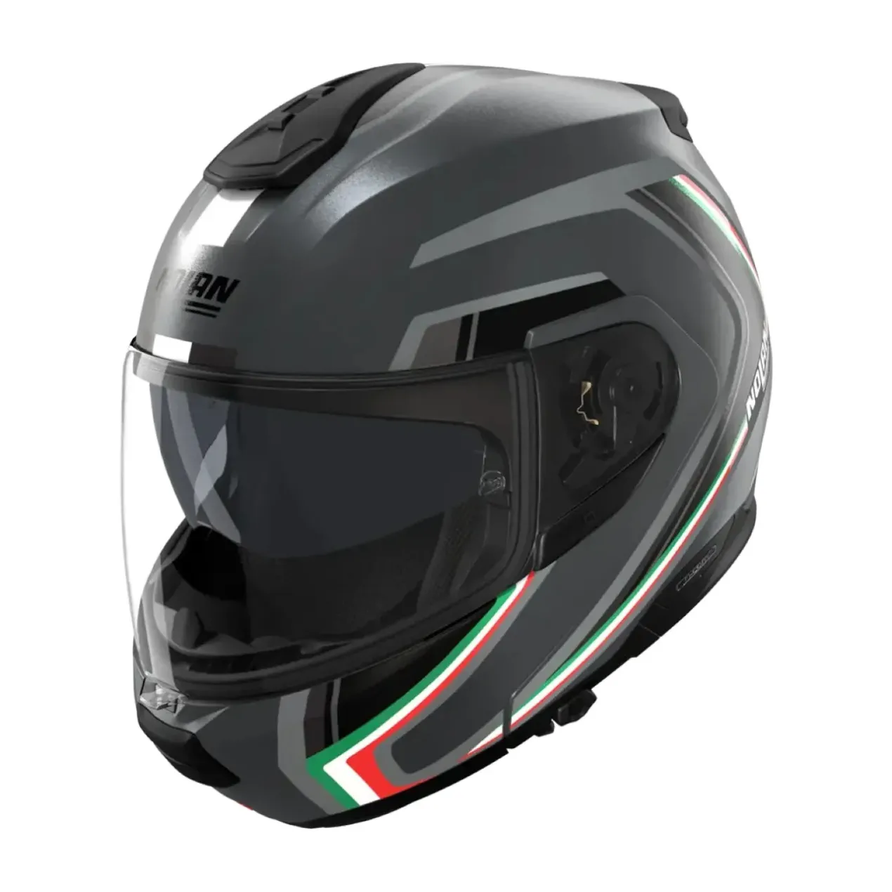 Casco Modulare Nolan N100-6 Radiante Grigio Lava Italia