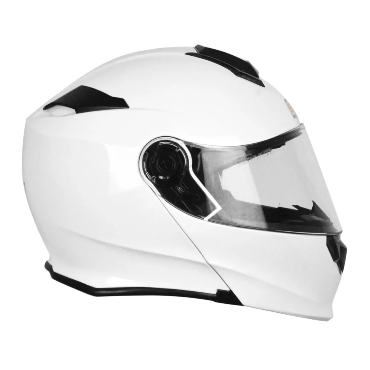 Casco Modulare Origine Delta Bluetooth Integrato White Gloss