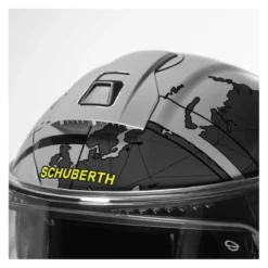 Casco Modulare Schuberth C5 Graphic Globe Grigio