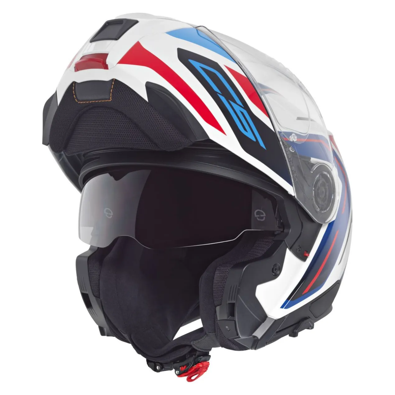 Casco Modulare Schuberth C5 Graphic Omega Bianco