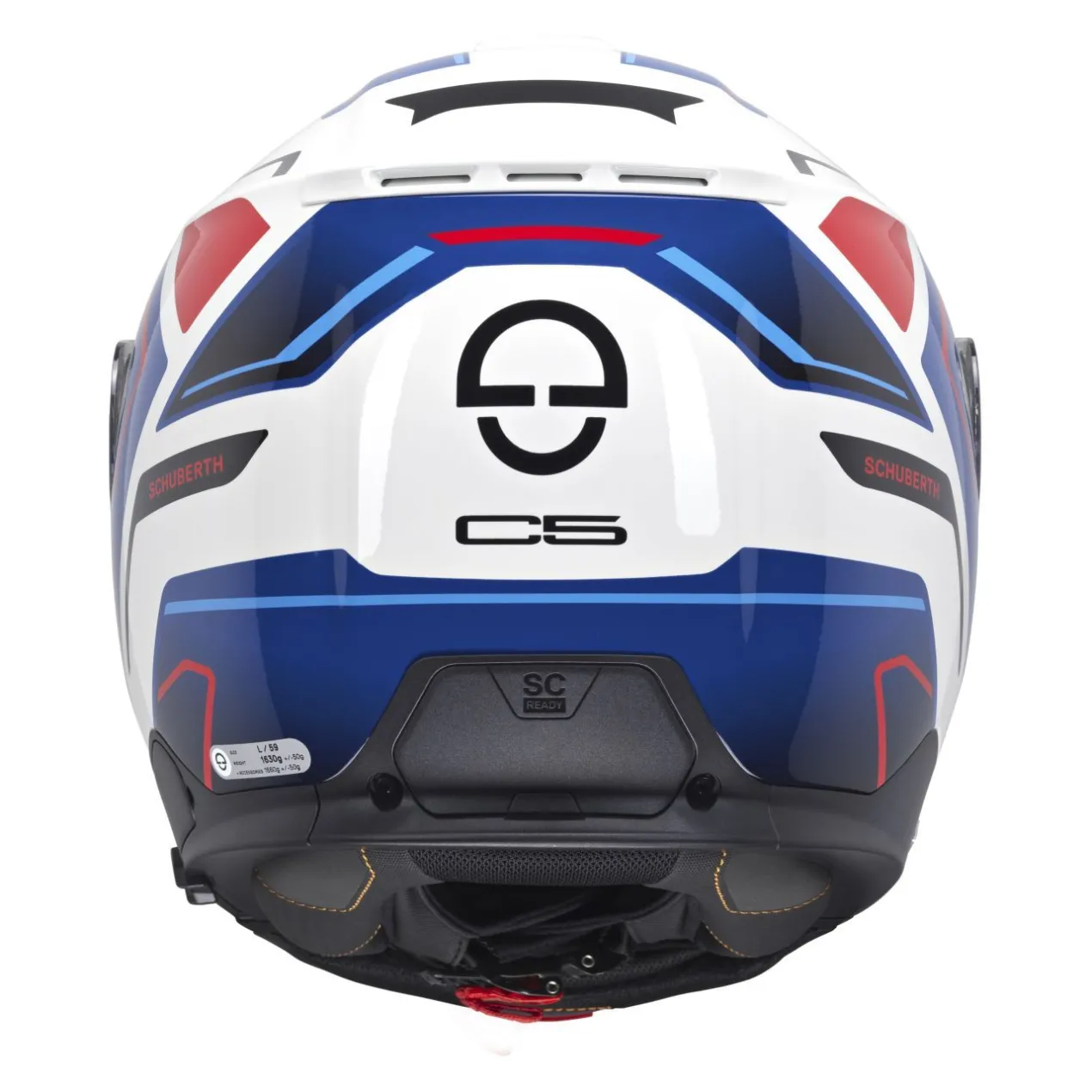 Casco Modulare Schuberth C5 Graphic Omega Bianco