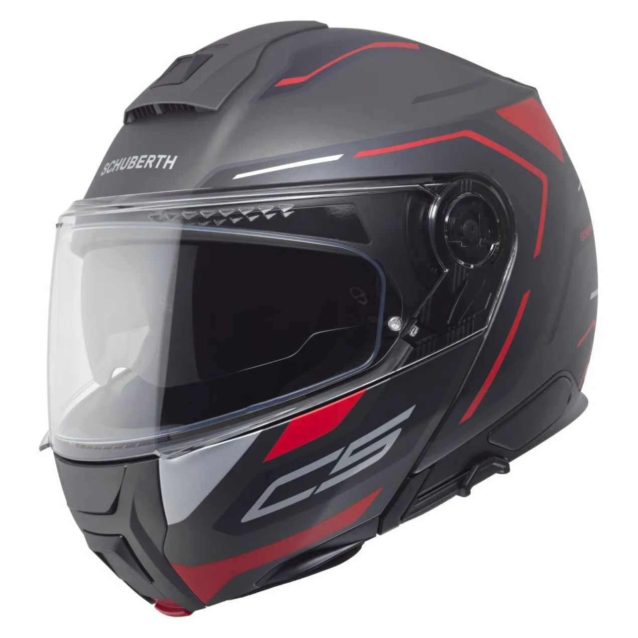 Casco Modulare Schuberth C5 Graphic Omega Antracite
