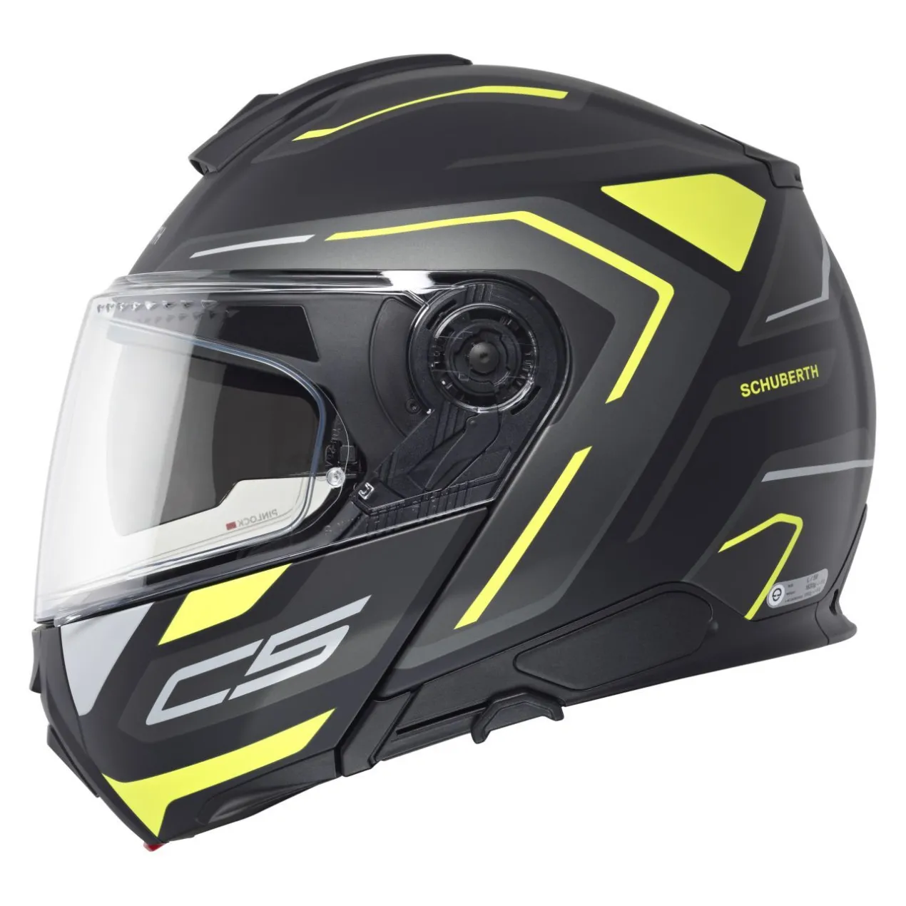 Casco Modulare Schuberth C5 Graphic Omega Giallo