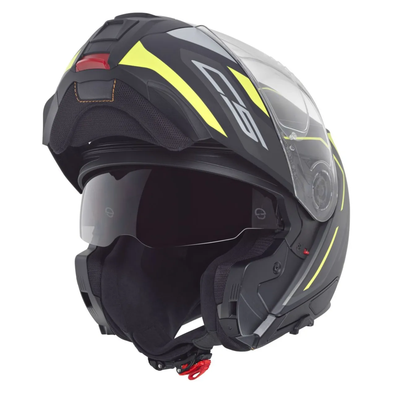 Casco Modulare Schuberth C5 Graphic Omega Giallo