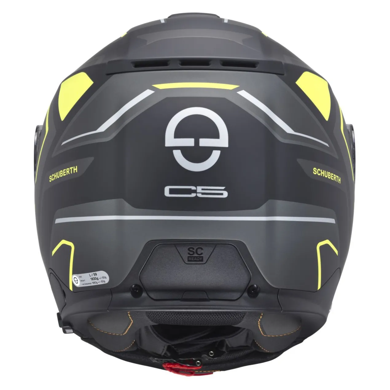 Casco Modulare Schuberth C5 Graphic Omega Giallo