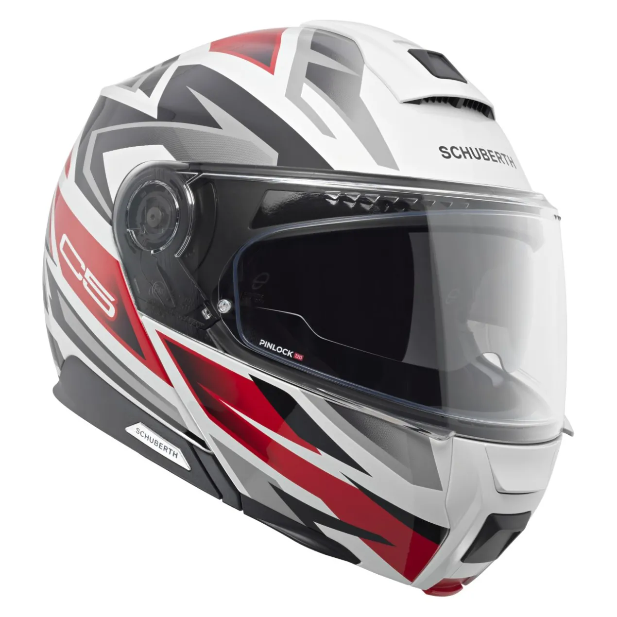 Casco Modulare Schuberth C5 Graphic 2026 Zenith Rosso