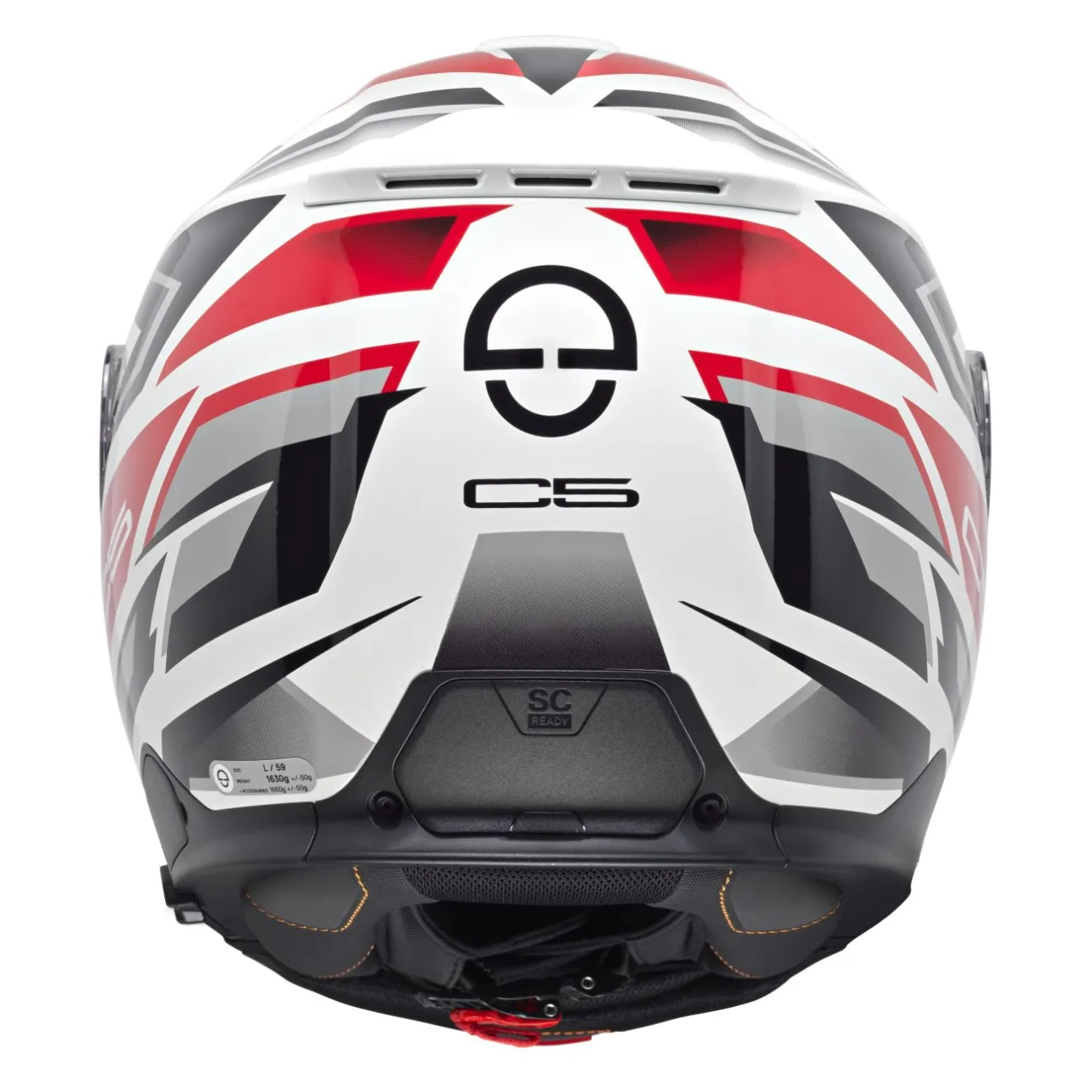 Casco Modulare Schuberth C5 Graphic 2026 Zenith Rosso