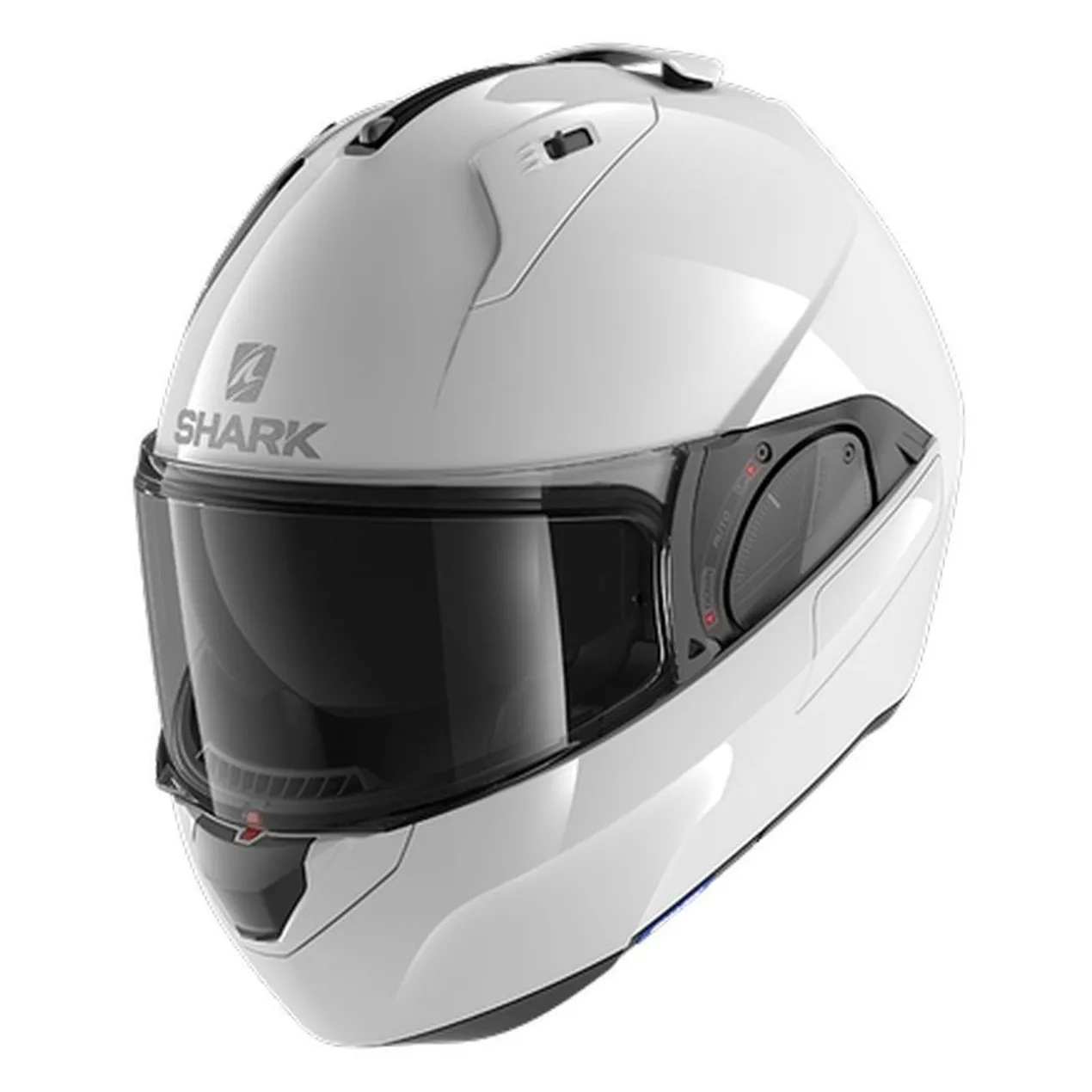Casco Modulare Shark Evo Es Blank White Azur