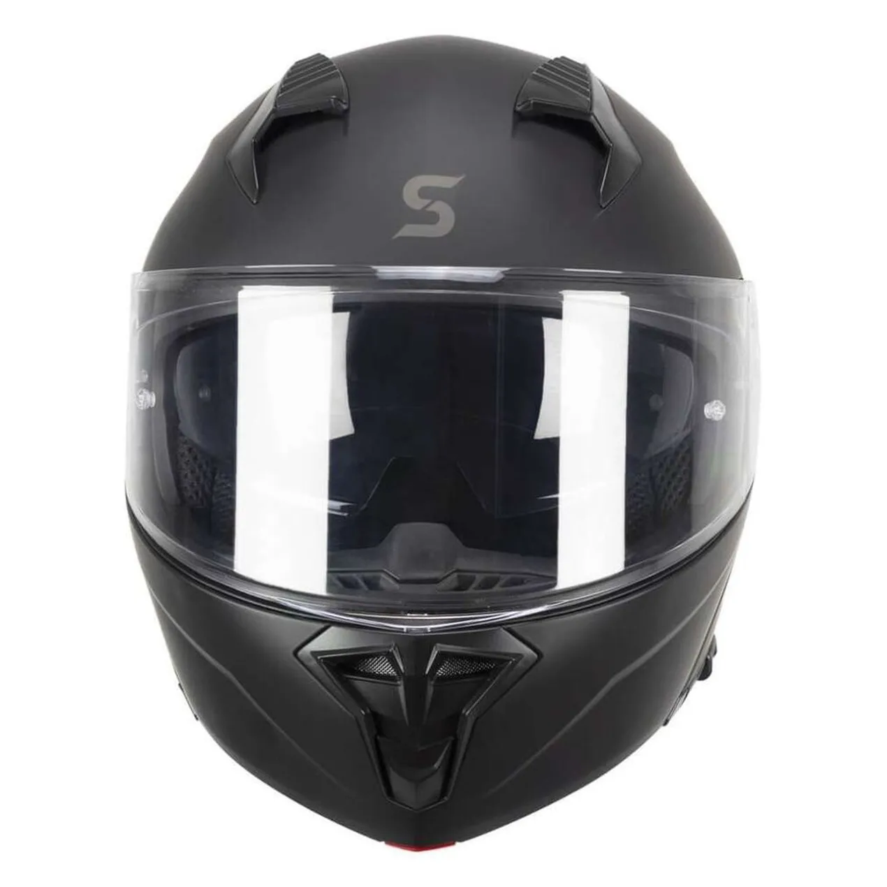 Casco Modulare Ska-p Falcon P/j Con Sunvisor Nero Opaco