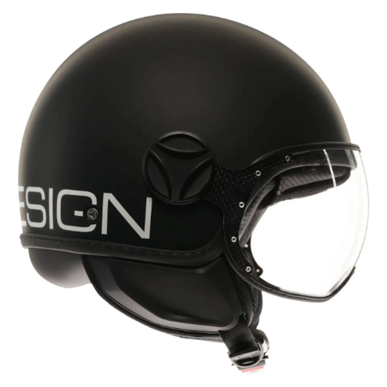 Casco Momo Fgtr Classic E2206 Mono Matt Black/white