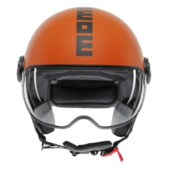 Casco Momo Fgtr Classic E2206 Mono Matt Orange Black