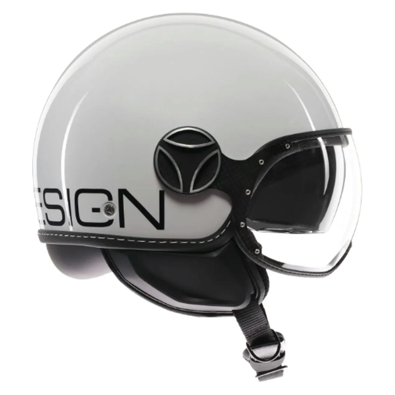 Casco Momo Fgtr Evo E2206 Mono White Quarz/black