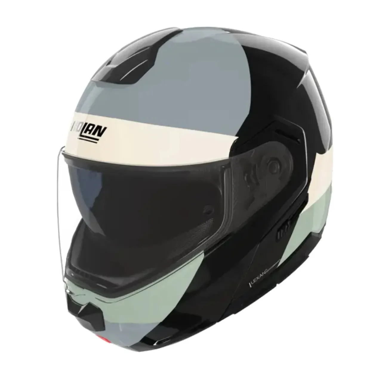 Casco Nolan N90-3 06 Blocco Nero Avorio Antracite