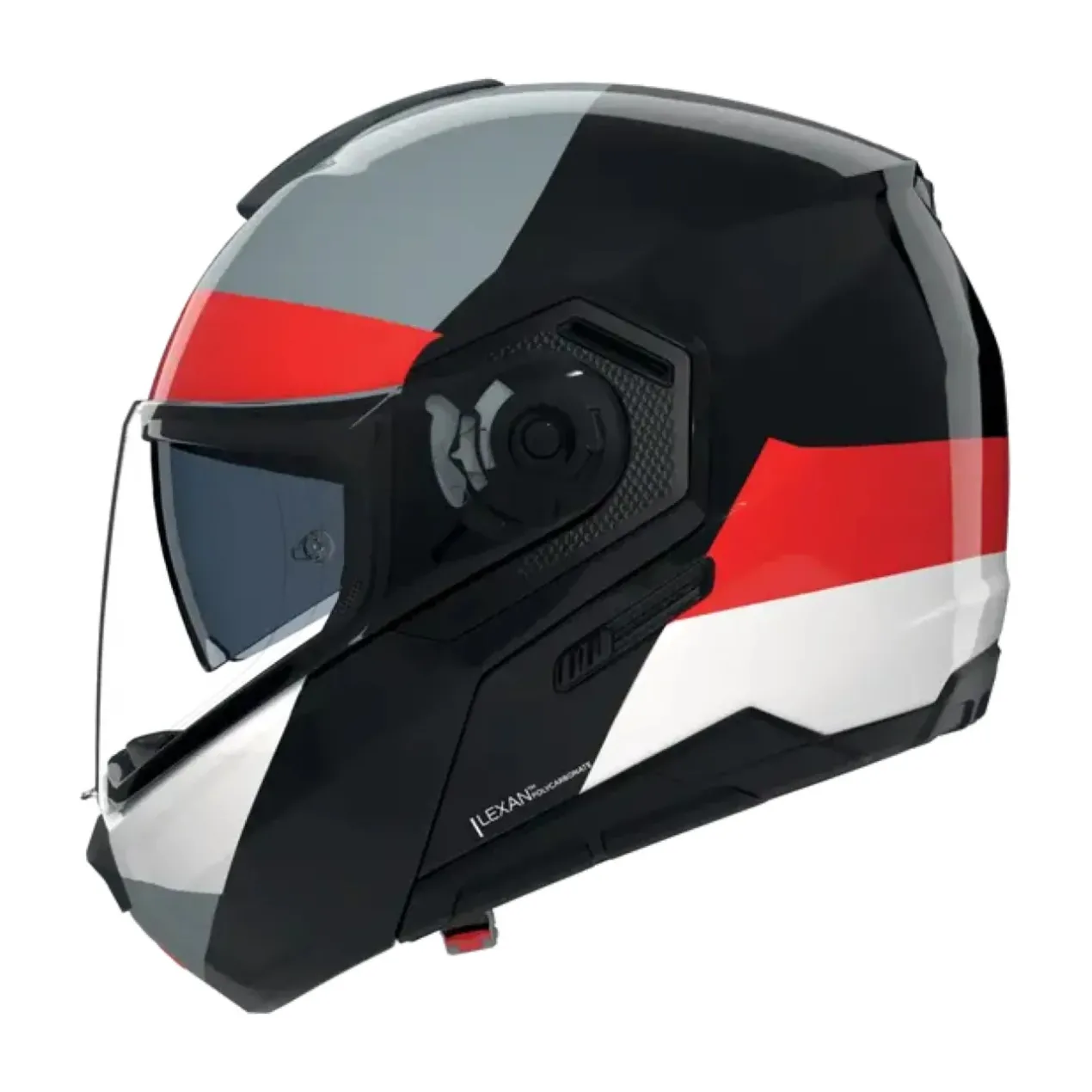 Casco Nolan N90-3 06 Blocco Nero Rosso Antracite