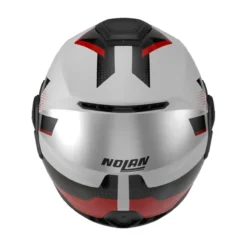Casco Nolan N120-1 Ciclone Bianco Nero Rosso