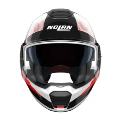 Casco Nolan N120-1 Ciclone Bianco Nero Rosso