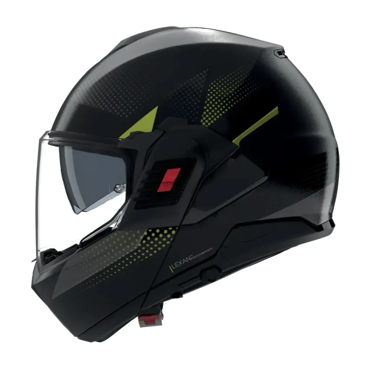 Casco Nolan N120-1 Ciclone Grigio Lava Nero Verde
