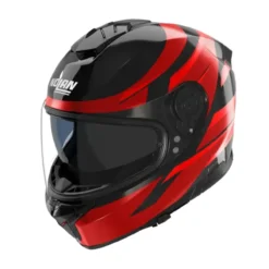 Casco Nolan N80-8 Fervo Nero Rosso Cromato