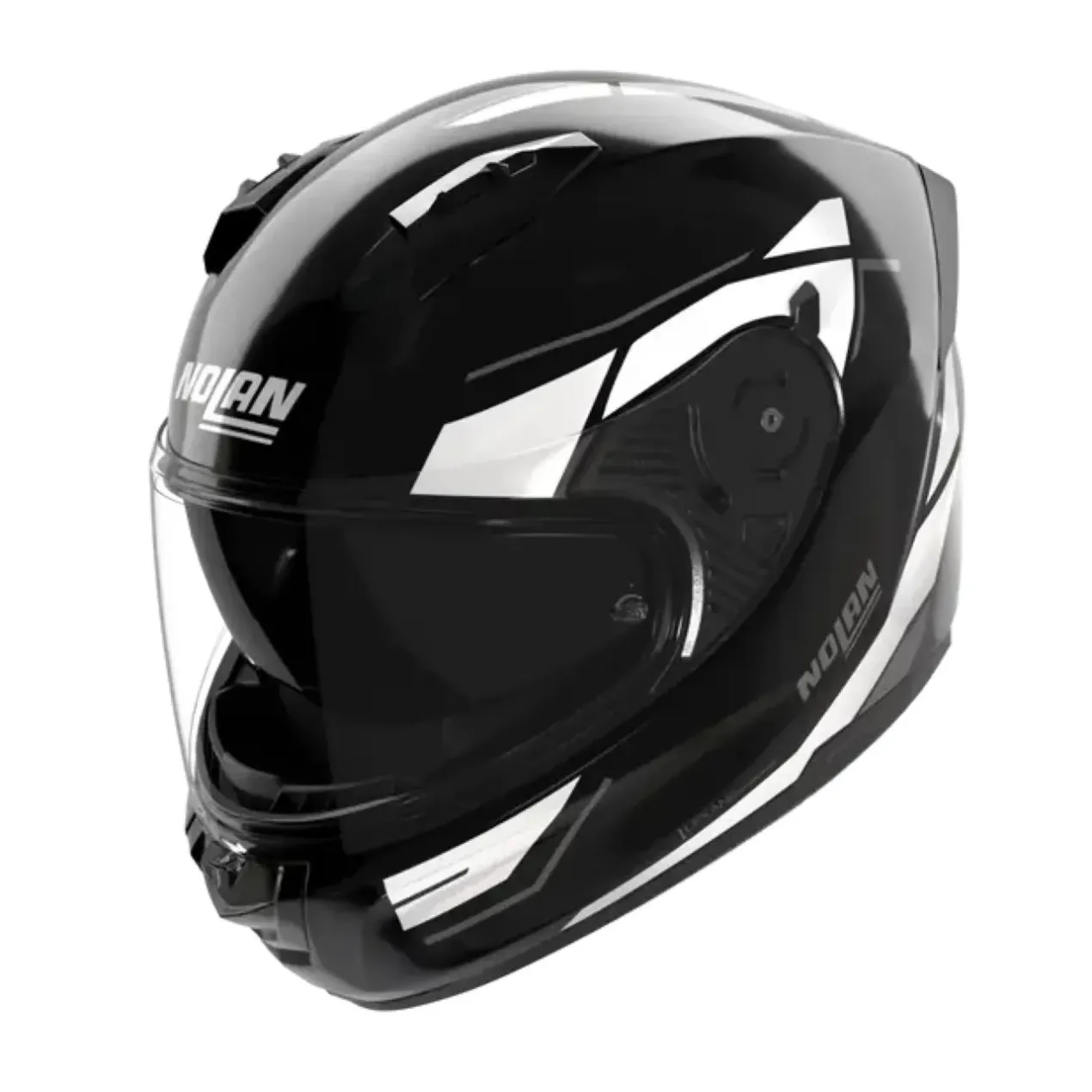 Casco Nolan N60-6 Sincrono Nero Bianco