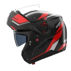 Casco Nolan N90-3 06 Sincrono Nero Rosso Bianco