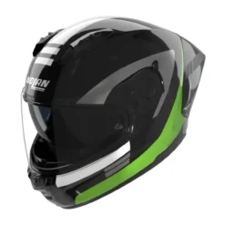 Casco Nolan N60-6 Sport Contrasto Nero Verde Fluo